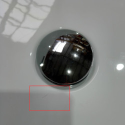 II gatunek Wanna wolnostojąca narożna prawa AVOLA WHITE - 170 x 80 cm