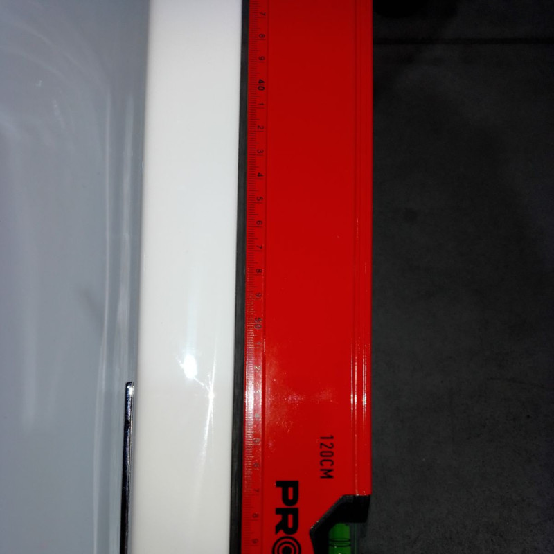 II gatunek Wanna wolnostojąca narożna lewa AVOLA WHITE - 160 x 80 cm