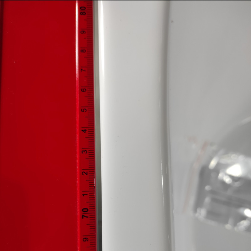 II gatunek Wanna wolnostojąca narożna prawa AVOLA WHITE - 170 x 80 cm