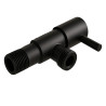 Zawór kątowy z głowicą ceramiczną model 1 BLACK 1/2 x 1/2