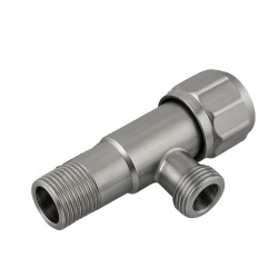 Zawór kątowy grzybkowy model 2 INOX 1/2 x 3/4