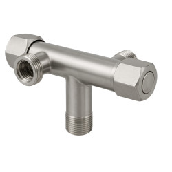 Zawór kątowy model 4 INOX 1/2 x 3/8 x 3/4