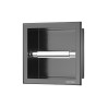WALL-BOX PAPER 1 - Magazynek na papier GUN METAL