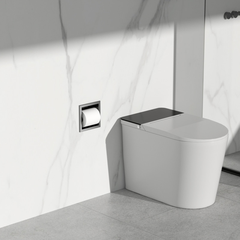 WALL-BOX PAPER 1 - Magazynek na papier GUN METAL