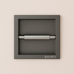 WALL-BOX PAPER 1 - Magazynek na papier GUN METAL