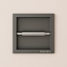 WALL-BOX PAPER 1 - Magazynek na papier GUN METAL