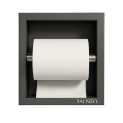 WALL-BOX PAPER 1 - Magazynek na papier GUN METAL