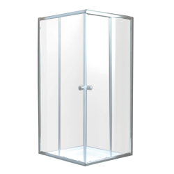 Kabina prysznicowa natryskowa kwadratowa 80x80 PARLA chrom transparentne