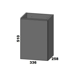 Szafka Łazienkowa Wirginia D40 z Ceramiczną Umywalką Matrix – Elegancja i Funkcjonalność w Każdej Łazience