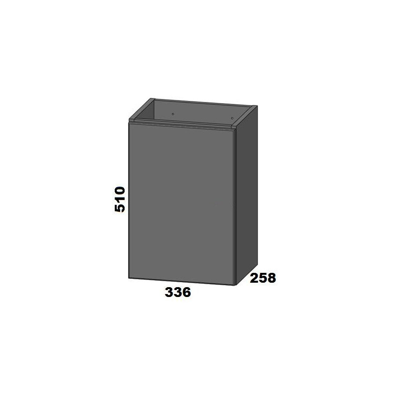 Szafka Łazienkowa Wirginia D40 z Ceramiczną Umywalką Matrix – Elegancja i Funkcjonalność w Każdej Łazience