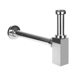 Elegancki Syfon Umywalkowy Kwadratowy Chromowany CKS_062D - Styl i Funkcjonalność