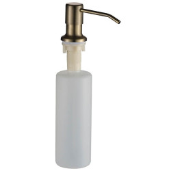 Laveo Dozownik drop dozownik na płyn do mycia naczyń mosiądz antyczny