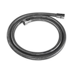 Elegancki Wąż Prysznicowy GOMA 150 cm Szary/Chrom - Nowoczesny Design!