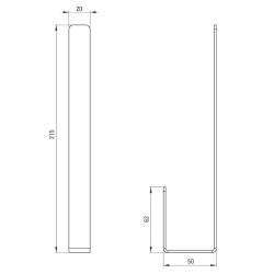 Stylowy Uchwyt na Papier Mokko Bianco - Elegancja w Bieli ADM_A231