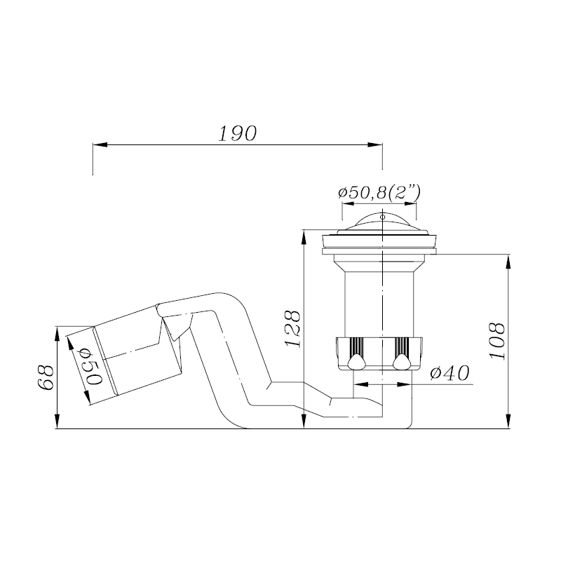 Przełomowy Syfon Brodzikowy River 19079 - Nowoczesna Funkcjonalność łazienki