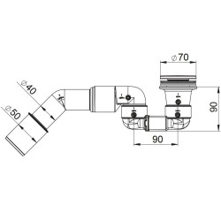 Niezawodny Syfon Brodzikowy z Innowacyjnym Korkiem Klik-Klak