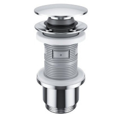 Teleskopowy syfon do zlewu z oszczędzającym miejsce designem i chromowanym korkiem