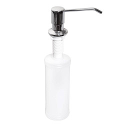 Elegancki Dozownik Płynu Libra Inox - 320 ml, Szczotkowany Design