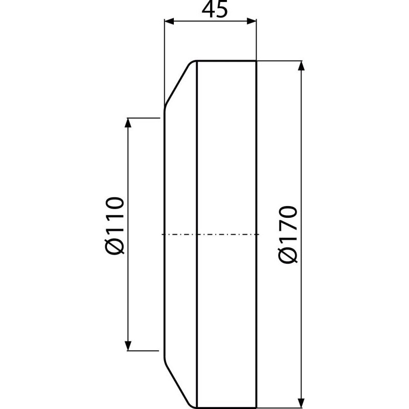 ALCADRAIN WC rozeta mała DN110