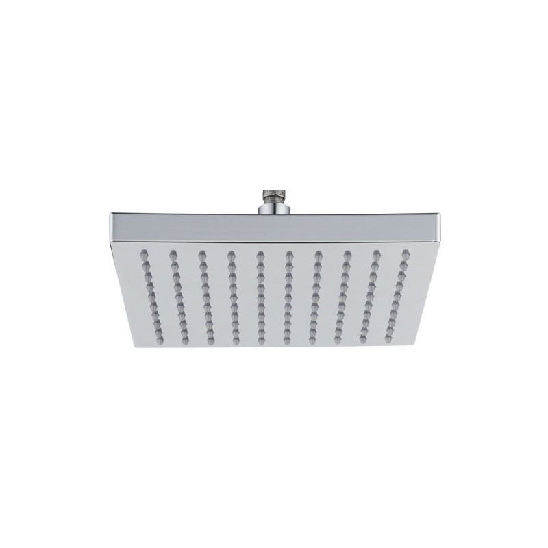 Deszczownica Chromowa Kvadrato 200x200 mm - Luksusowy Strumień Deszczowy, Antykamień