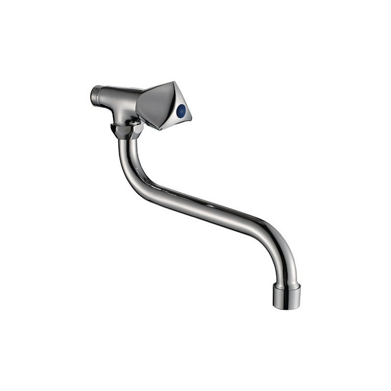 Stylowa Bateria Ścienna Chromowana NORM z Ruchomą Wylewką - Gwarancja 5 Lat