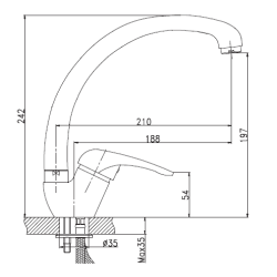 Elegancka bateria zlewozmywakowa Simi BZ-17-L01 - Styl i funkcjonalność w Twojej kuchni!