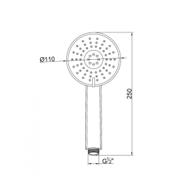Wygodna Słuchawka Przenośna Dafni AS-02-002 – Komfort Twojej Łazienki!