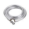 Elegancki wąż prysznicowy AW-31-150 w kolorze srebrnym - Najwyższa jakość!