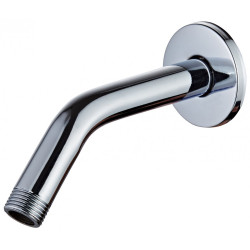 Rondo Chrom - Ścienna Wylewka Premium z Mosiądzu 1/2” | Gwarancja 2 lata