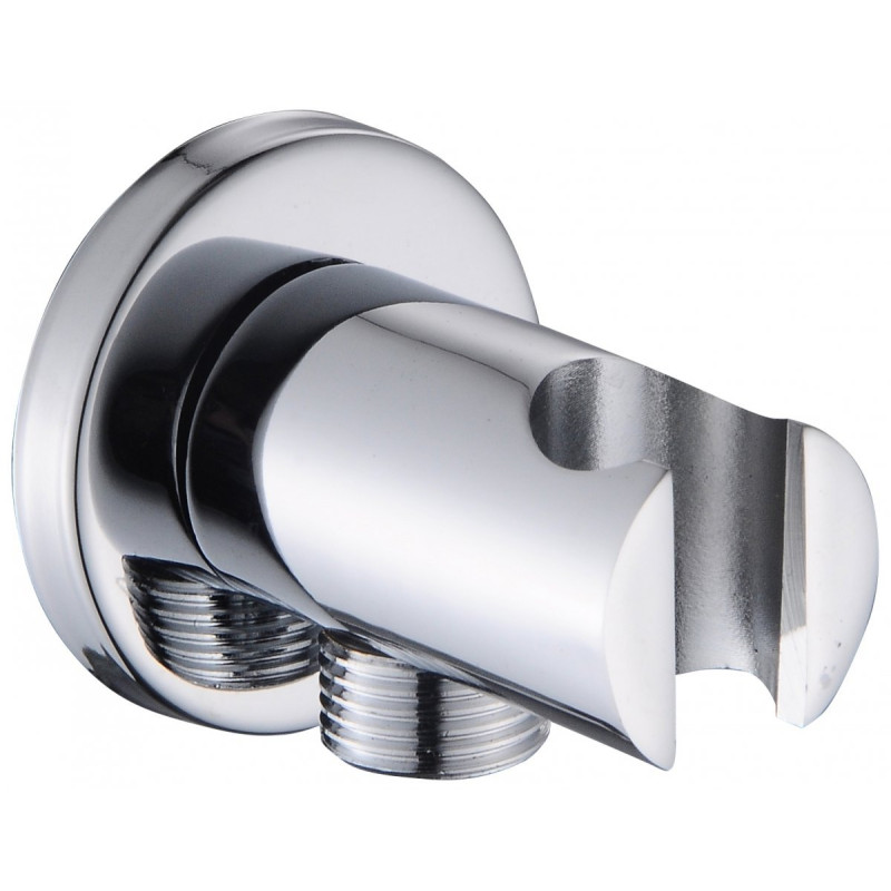 Eleganckie Przyłącze Kątowe Rondo z Mosiądzu w Chromie - Perfekcja i Trwałość