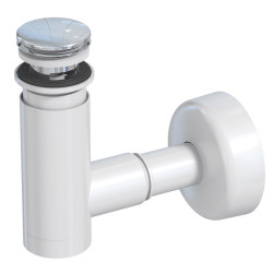 Innowacyjny syfon umywalkowy Click-Clack, czyszczony od góry - Prevex Easy Clean