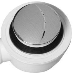 Odpływ brodzikowy z pokrywą FI50 mm - zapewnij elegancję i funkcjonalność łazienki!