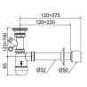 Funkcjonalny Syfon Umywalkowy Ø32/50 z Niezawodnym Odpływem – Idealny dla Twojej Łazienki!