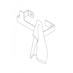 Podwójny wieszak Nero Mokko Czarny - Elegancja i Funkcjonalność w Najlepszym Wydaniu!