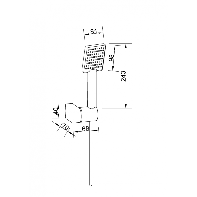 Elegancki zestaw prysznicowy Patras Black – styl i funkcjonalność w jednym