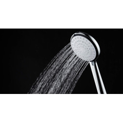 Prysznicowy Luksus: 6-Funkcyjna Głowica Chromowa z Systemem Anti-Calc