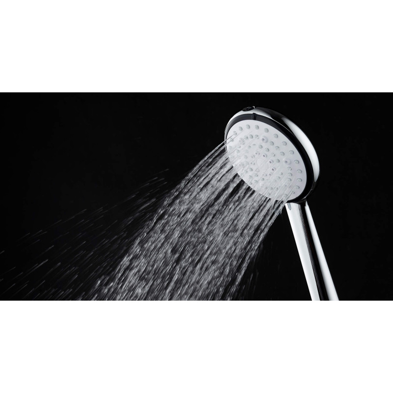 Prysznicowy Luksus: 6-Funkcyjna Głowica Chromowa z Systemem Anti-Calc