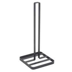 Elegancki Czarny Stojak na Ręczniki Papierowe ze Stali Malowanej - Wolnostojący Design 325 mm