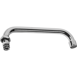 Chromowana Wylewka C z Mosiądzu Ø18mm/30cm - Elegancja i Trwałość w Twojej Łazience