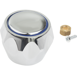 Kuchinox Pokrętło pokrętło do baterii dwuuchwytowej chrom/niebieskie