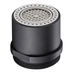 Aerator Dualny 24mm Czarny, Mosiądz-ABS: Eco przyjemność do umywalek i zlewów!