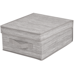 Eleganckie beżowe pudełko Miami z pokrywką i uchwytem - idealne na każdą przestrzeń!