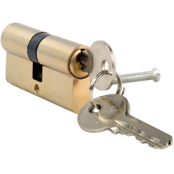 Żeliwna wkładka bębenkowa Premium 60mm, mosiądz, 3 klucze, 2 lata gwarancji