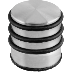 Satynowy Odbojnik Drzwiowy Premium - Nierdzewna Ochrona Podłogi 75mm