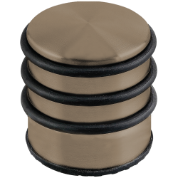 Solidny Odbojnik Drzwiowy - Antyczne Wykończenie, Stal Nierdzewna, Montaż Podłogowy