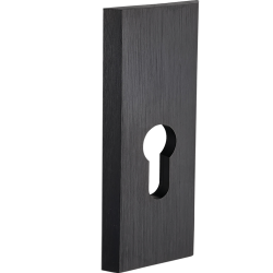 Zewnętrzny Szyld Aluminiowy Czarne Wykończenie 117x50mm z Wkładką - Solidna Ochrona!