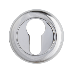 Stylowy Chromowany Szyld Okrągły z Wkładką – Idealny do Drzwi Wewnętrznych