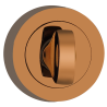 Miedziana Rozeta WC Okrągła 50x10 - Luksusowy Akcent do Wnętrza, Drzwi 38-45 mm