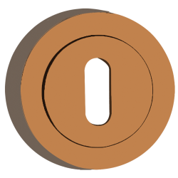 Elegancki Szyld Okrągły Miedziany - Stylowy Akcent dla Twojego Wnętrza