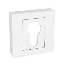 Kwadratowa Rozeta Aluminiowa na Wkładkę – Elegancja i Precyzja do Twoich Wewnętrznych Drzwi!